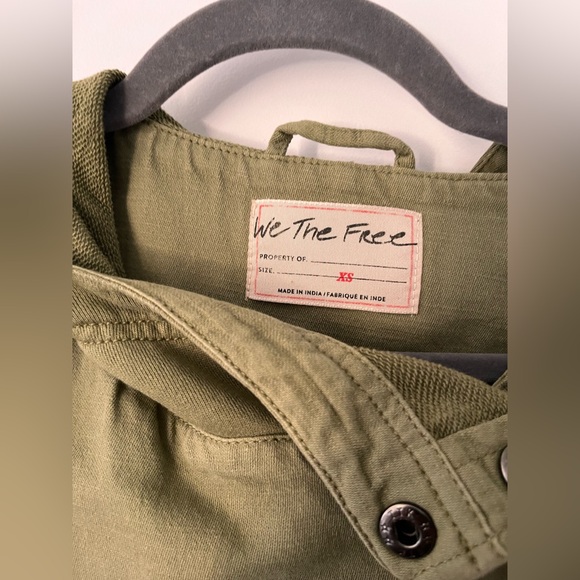 We The Free Free People Carmen Moto Jacket in Olive Sparrow - XS - Picture 6 of 16